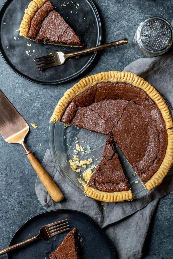 Schokoladen-Chess-Pie 3 So backt man den perfekten Thanksgiving-Kuchen: Schokoladen-Chess-Pie