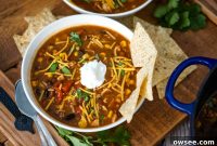 Effortless Seven Can Chicken Taco Soup