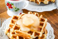 Homestyle Apple Pie Waffles