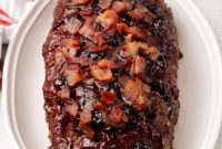 Ultimate Bourbon Bacon Meatloaf