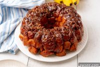 Gooey Caramel Banana Pull-Apart Bread