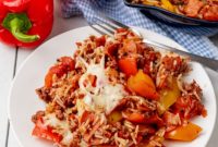 One-Pan Pizza Pepper Skillet