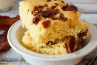 Sweet and Savory Maple Bacon Cornbread