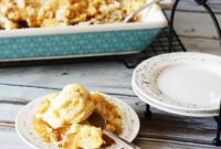 Gooey Caramel Apple Bake