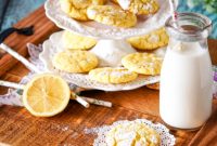 Zesty Lemon Crinkle Cookies