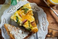 Savory Ham Potato and Asparagus Frittata