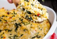 Hearty Spinach Rice Bake