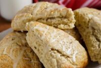 Festive Eggnog Scones