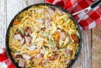 Bayou Smoked Sausage Alfredo