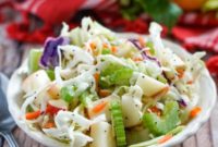 Vibrant Apple Cabbage Slaw with Luscious Poppy Seed Dressing