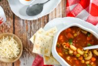 Hearty Ground Beef Macaroni Soup