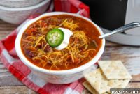 Slow Cooker Chili Like Wendys