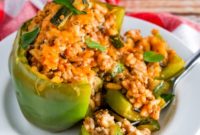 Hearty Wild Rice Stuffed Peppers