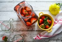 Sun-Kissed Strawberry Basil Infusion