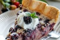 Blackberry Cloud Pie
