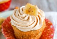 Banana Peanut Butter Bliss Cupcakes