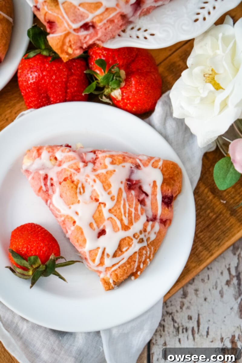 Sweet Strawberry Shortcut Scones 11 img 10419 10