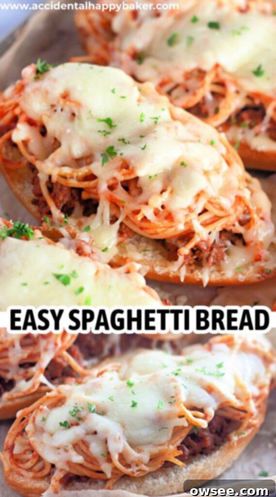 Quick Spaghetti Bread 10 Who doesn't love garlic bread with spaghetti? Try this easy Spaghetti Bread for a 30 minute kid friendly dinner. Perfect for busy weeknights.