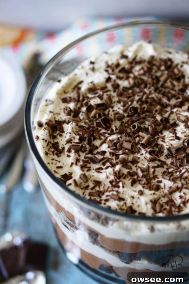 Chocolate Brownie Trifle