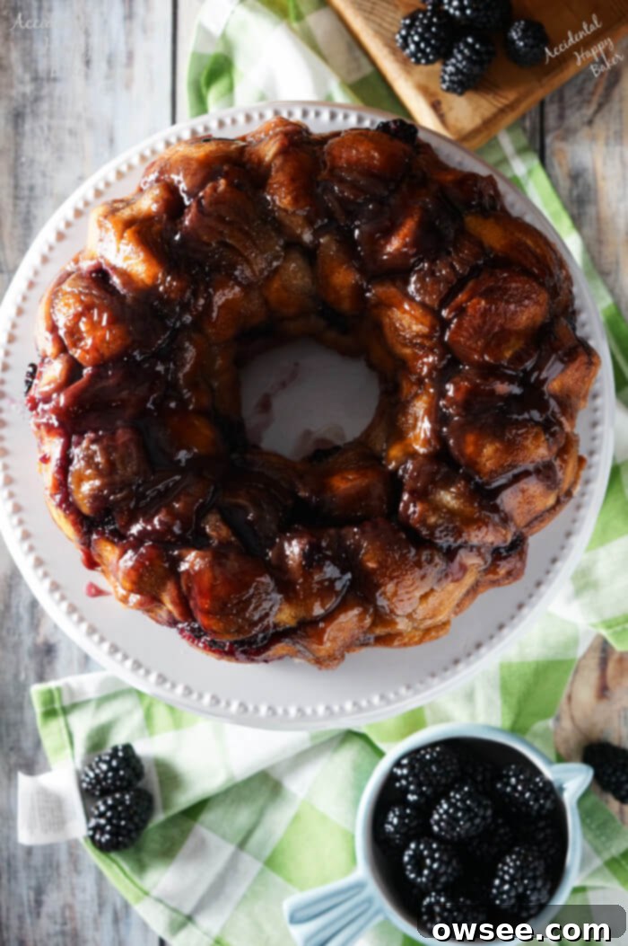 Blackberry Monkey Bread