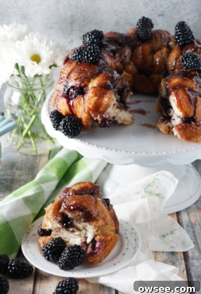 Blackberry Monkey Bread