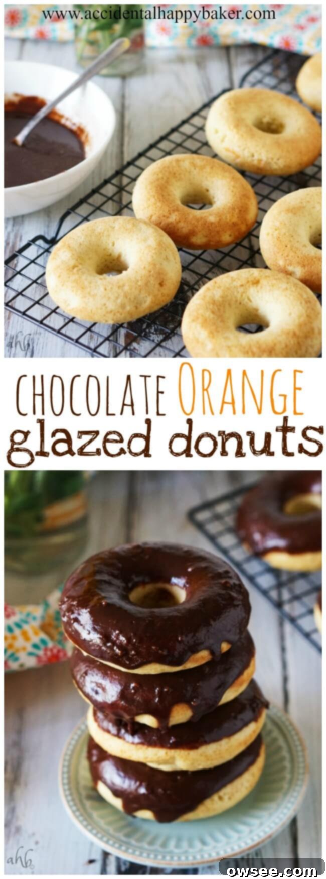 Orange Zest Chocolate Donut Delights 2 Chocolate Glazed Orange Donuts