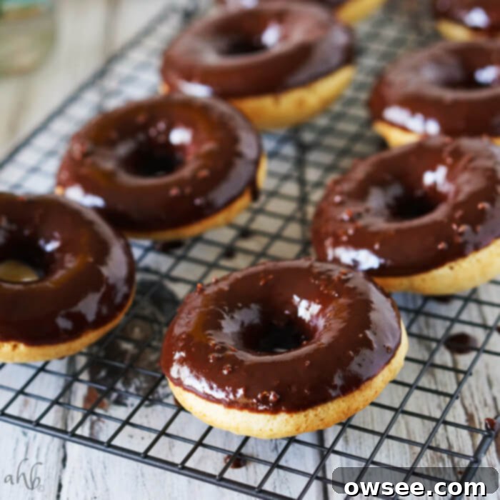 Chocolate Glazed Orange Donuts - perfect for breakfast or dessert!