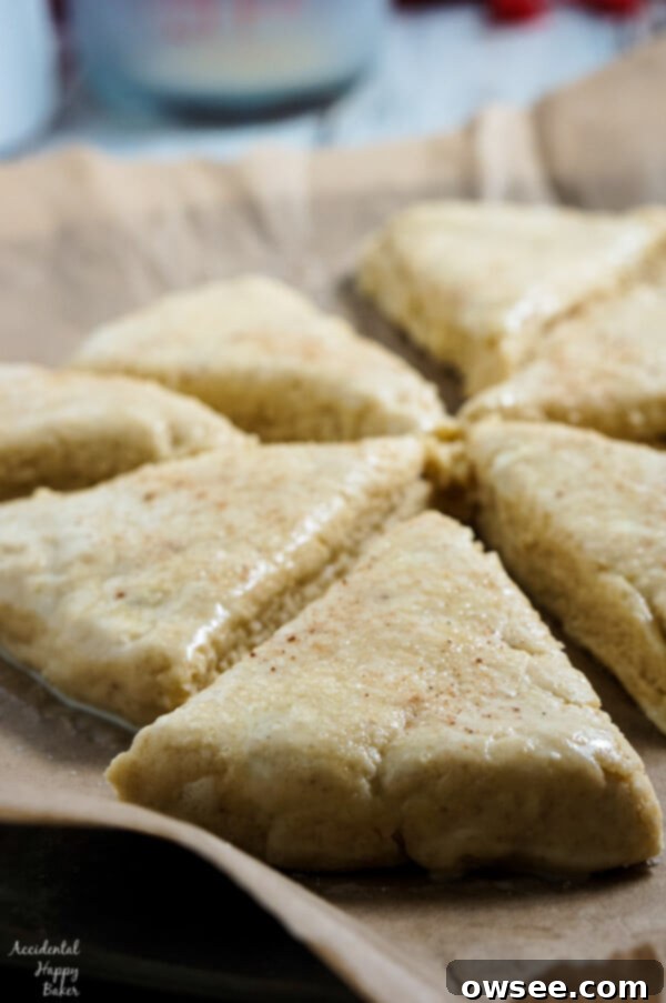 Mixing the scone dough in a bowl, showing the crumbly texture
