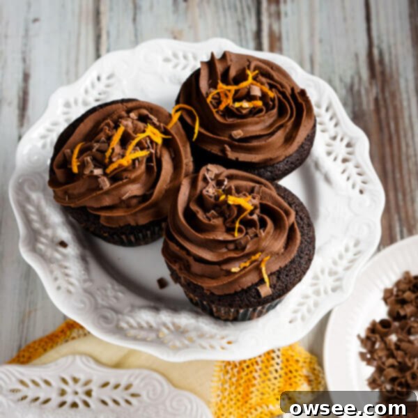 Zesty Chocolate Orange Delights 5 Chocolate Orange Cupcakes