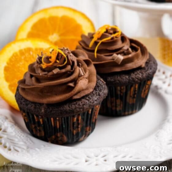 Zesty Chocolate Orange Delights 7 Chocolate Orange Cupcakes