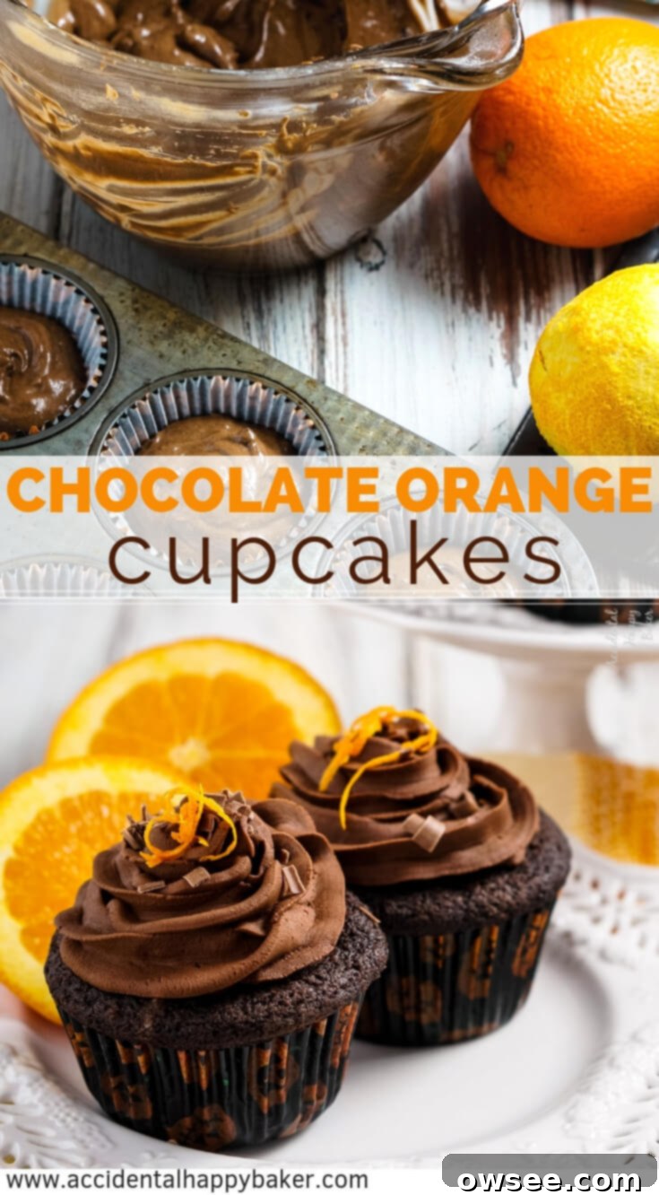 Zesty Chocolate Orange Delights 8 Chocolate Orange Cupcakes
