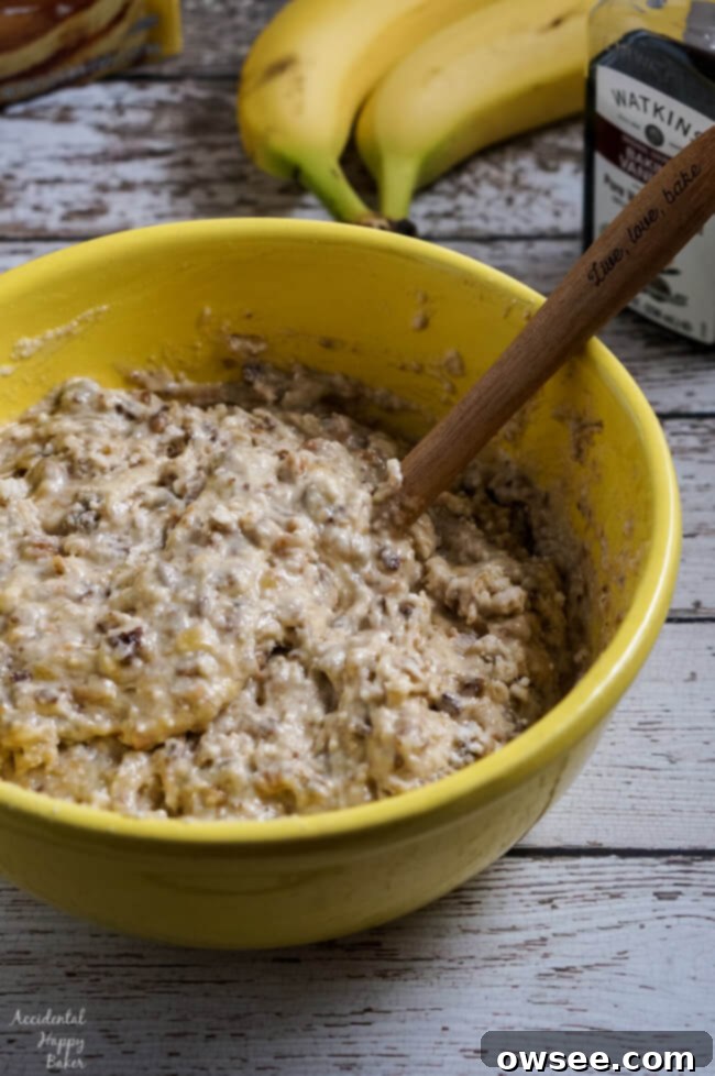 Delicious Banoffee Scones 3 A bowl of Banoffee Scone dough, showing the mixed ingredients before baking.