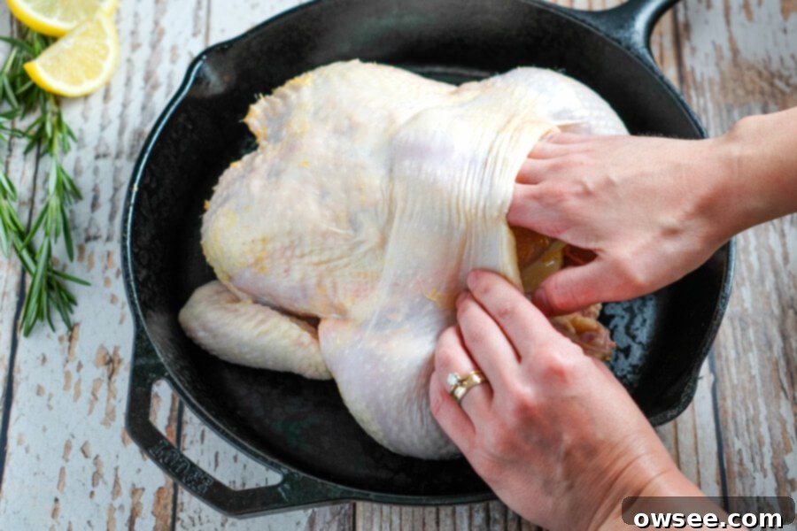Perfectly Roasted Chicken 6 Mixing softened butter with various seasonings for the chicken rub.