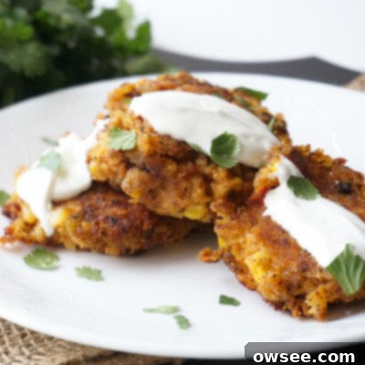 Chorizo and Chipotle Potato Cakes with a crispy exterior, a perfect leftover makeover
