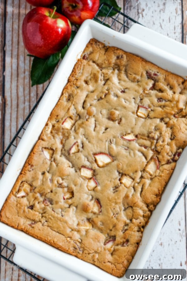 Irresistible Apple Cinnamon Bars 7 Close-up of a bowl containing dark brown sugar.