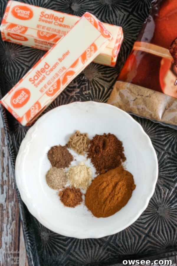 Butter, dark brown sugar, and a variety of spices are the base for these German Gingerbread Cookies.