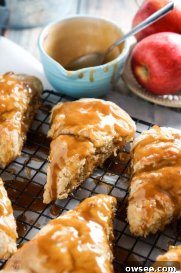 Savory White Cheddar Scones 4 Caramel Apple Scones