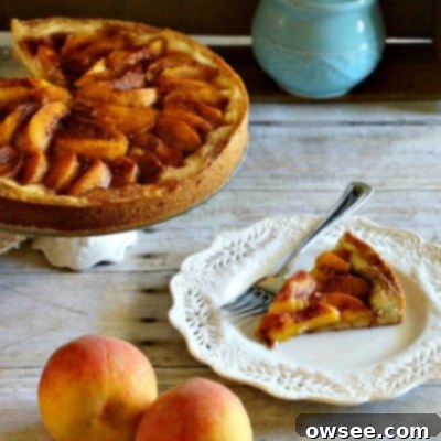 Sun-Kissed Peach Kuchen 2 Fresh Peach Kuchen