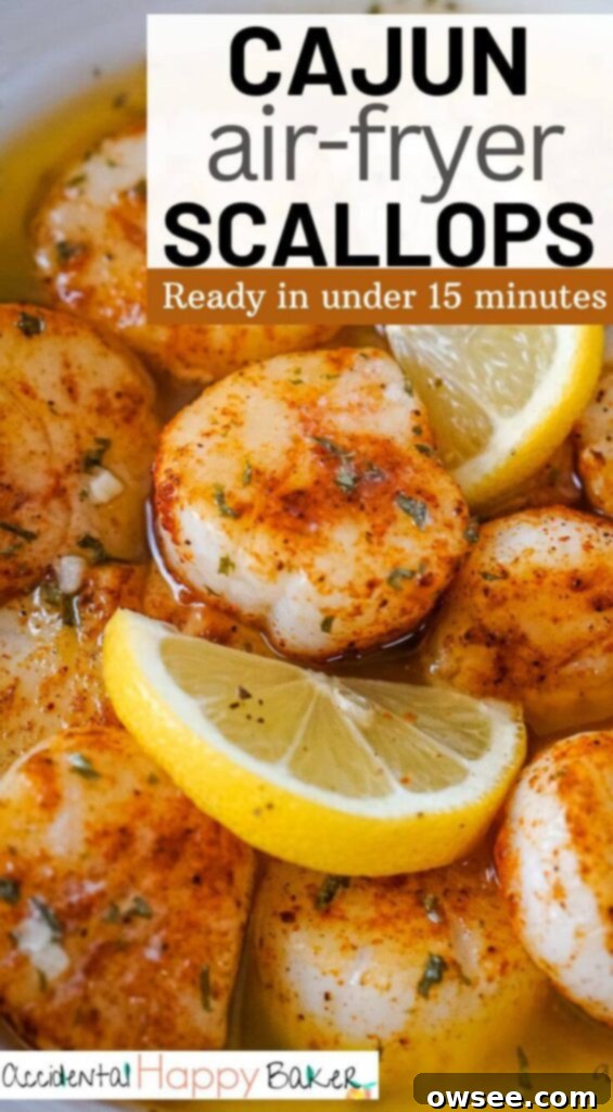 Crispy Air Fryer Scallops 11 A stunning close-up of Air Fryer scallops, perfectly cooked and golden brown, highlighting the delicious texture and inviting presentation.